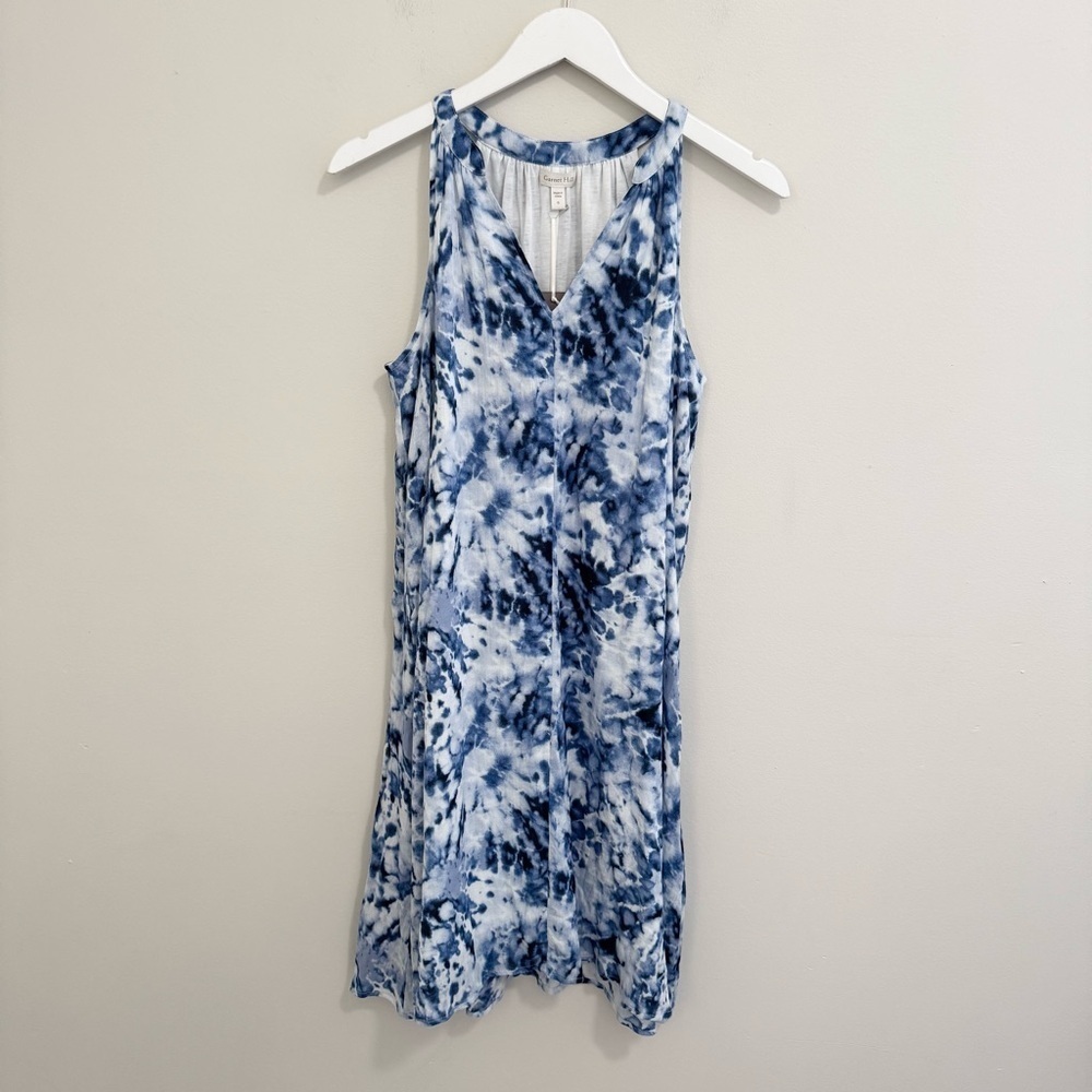 Garnet Hill NWT Tie Dye Cotton Dress
